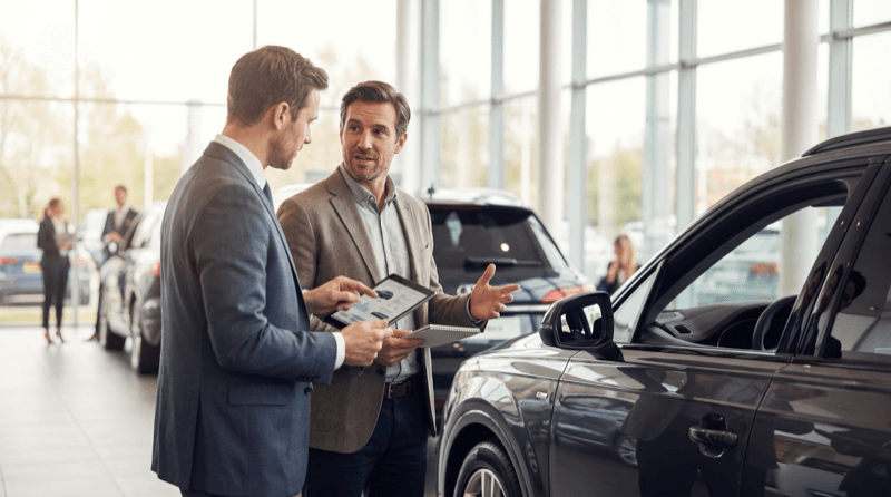 A dealership advisor ready for the next conversation