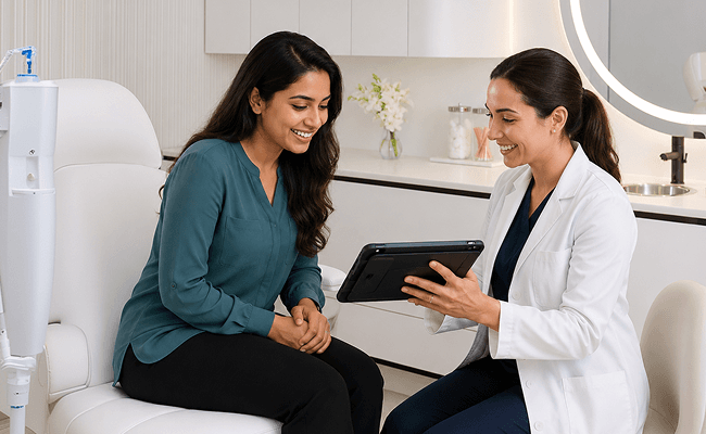 A patient messaging a clinic after hours
